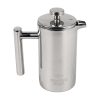 One Two Cups Teko Pot Coffee Maker French Press Stainless Steel 350ml