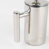 One Two Cups Teko Pot Coffee Maker French Press Stainless Steel 350ml