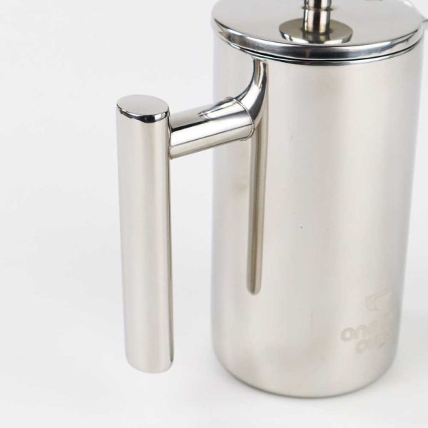 One Two Cups Teko Pot Coffee Maker French Press Stainless Steel 350ml
