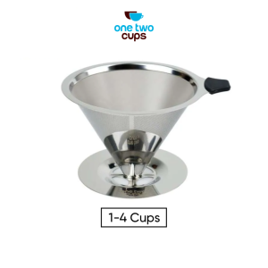 One Two Cups Filter Penyaring Kopi Double Layer Cone Coffee Filter