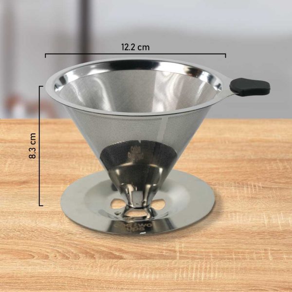 One Two Cups Filter Penyaring Kopi Double Layer Cone Coffee Filter