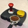 One Two Cups Silicone Holder Mat Tamper Kopi Espresso Barista