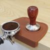 One Two Cups Silicone Holder Mat Tamper Kopi Espresso Barista