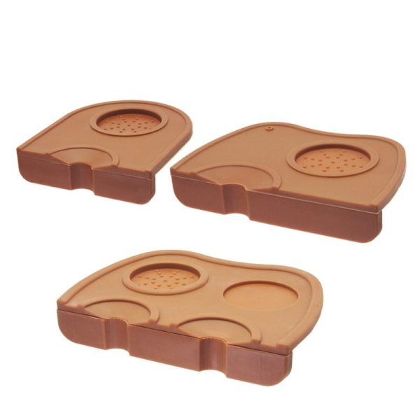 One Two Cups Silicone Holder Mat Tamper Kopi Espresso Barista