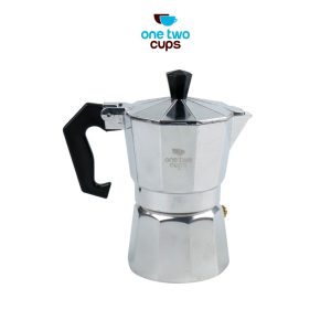 One Two Cups Espresso Coffee Maker Pot Teko Filter 600 ml - JF112