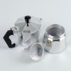 One Two Cups Espresso Coffee Maker Pot Teko Filter 600 ml - JF112