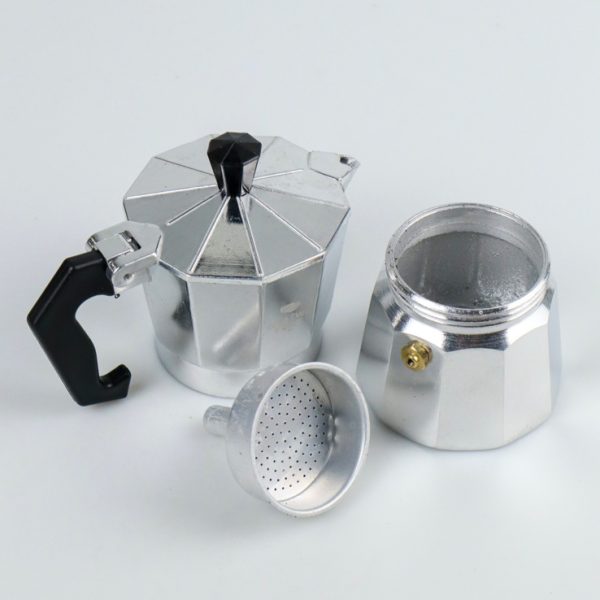 One Two Cups Espresso Coffee Maker Pot Teko Filter 600 ml - JF112