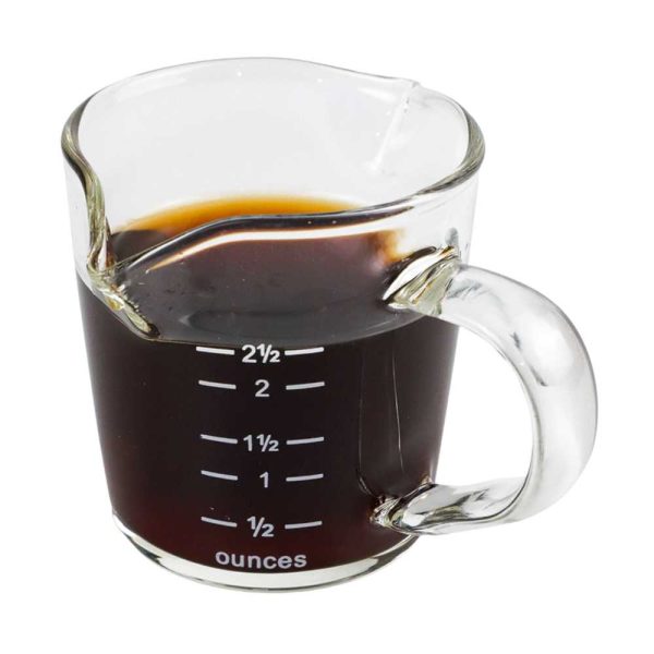 One Two Cups Cangkir Gelas Kopi Takaran Tahan Panas 75ml