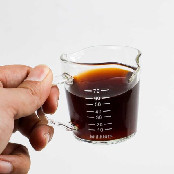 One Two Cups Cangkir Gelas Kopi Takaran Tahan Panas 75ml
