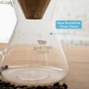 One Two Cups Coffee Maker Pot V60 Teko Kopi Barista 500ml with Filter