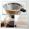 One Two Cups Coffee Maker Pot V60 Teko Kopi Barista 500ml with Filter