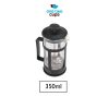 One Two Cups Teko Pot French Press Coffee Maker Bean Pattern 350ml KG73I