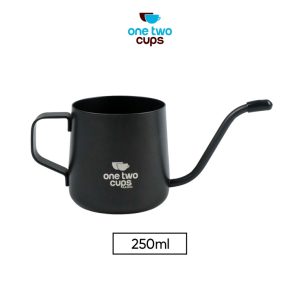 One Two Cups Teko Pitcher Kopi Teh Stainless Steel 250ml - Black