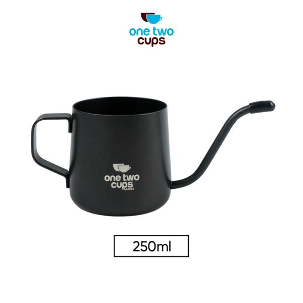 One Two Cups Teko Pitcher Kopi Teh Stainless Steel 250ml - Black