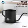 One Two Cups Teko Pitcher Kopi Teh Stainless Steel 250ml - Black