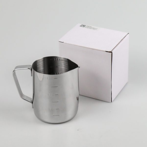 One Two Cups Gelas Milk Jug Kopi Espresso Latte Art Stainless Steel 350ml - ZM0078
