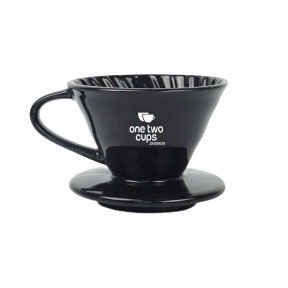 One Two Cups Filter Penyaring Kopi V60 Glass Coffee Filter 1-2 Cups atau 1-4 Cups