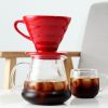 One Two Cups Filter Penyaring Kopi V60 Glass Coffee Filter 1-2 Cups atau 1-4 Cups