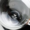 One Two Cups Gelas Cangkir Kopi Anti Panas Double-Wall Borosilicate Glass Round 350ml - Transparent