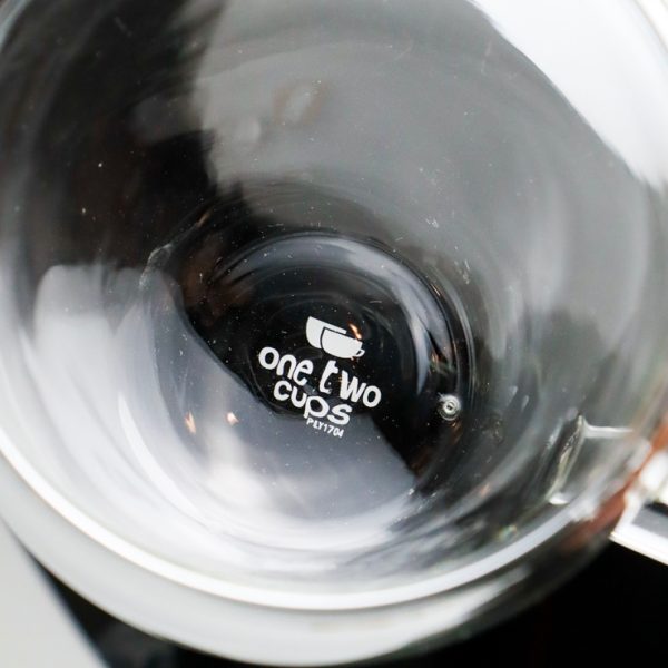 One Two Cups Gelas Cangkir Kopi Anti Panas Double-Wall Borosilicate Glass Round 350ml - Transparent