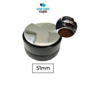 One Two Cups Tamper Kopi Perlengkapan Espresso Barita Stainless Steel 51mm