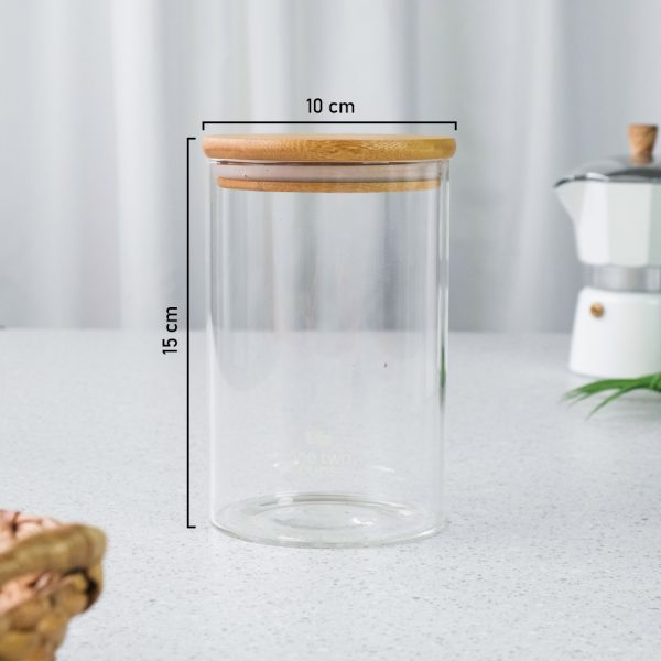 One Two Cups Toples Kaca Penyimpanan Makanan Glass Jar 900ml