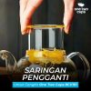 One Two Cups Saringan Teh Filter Pengganti untuk Teko Teh Kaca - 8CV1011