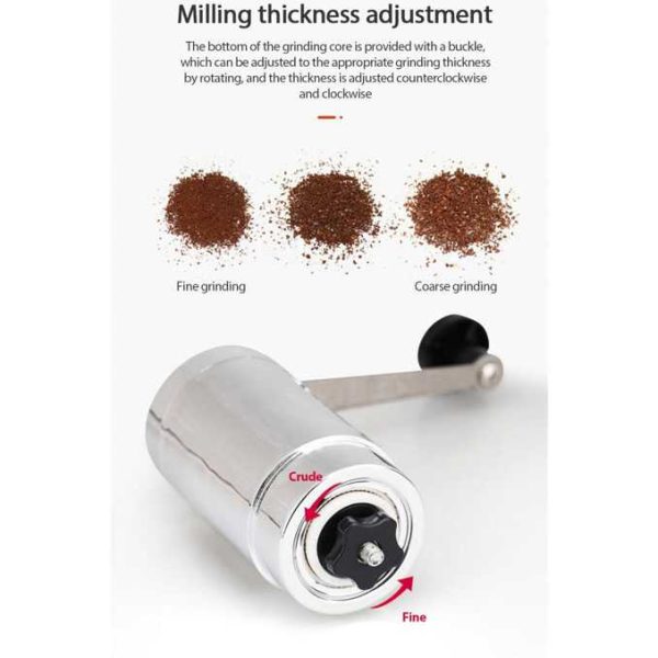 One Two Cups Alat Penggiling Kopi Manual Coffee Grinder Adjustable 60g - RH200