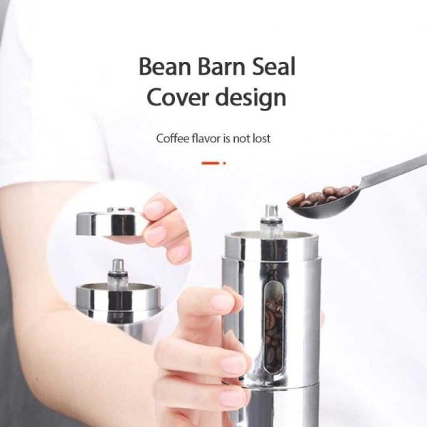 One Two Cups Alat Penggiling Kopi Manual Coffee Grinder Adjustable 60g - RH200