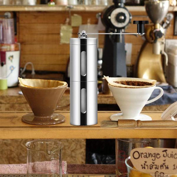 One Two Cups Alat Penggiling Kopi Manual Coffee Grinder Adjustable 60g - RH200