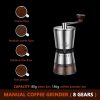 One Two Cups Alat Penggiling Kopi Manual Coffee Grinder 8 Gear - HY8