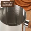 One Two Cups Gelas Susu Milk Jug Latte Art Stainless Steel 600ml - DRH600