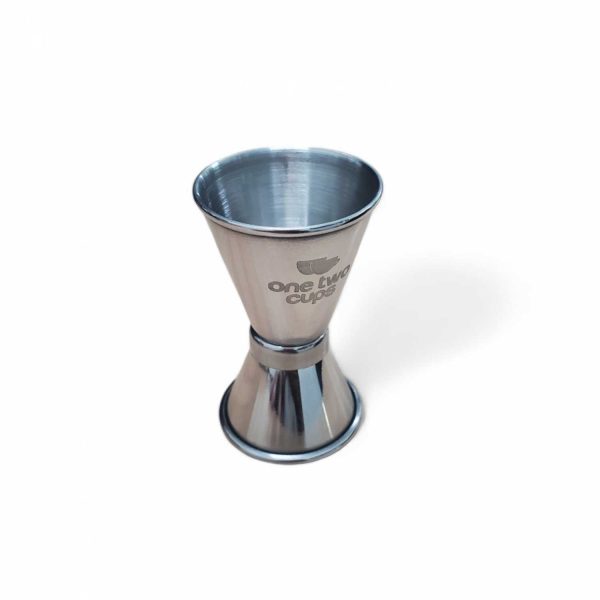 One Two Cups Gelas Ukur Bartender Double Jigger Measuring Cup - KM1