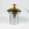One Two Cups Teko Teh Stainless Steel Tahan Panas dengan Saringan 1L - A2