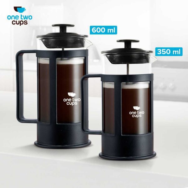 One Two Cups French Press Plunger Coffee Maker Pot - FN35-350ML