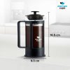 One Two Cups French Press Plunger Coffee Maker Pot - FN35-350ML