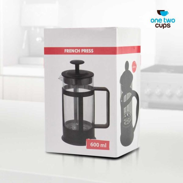One Two Cups French Press Plunger Coffee Maker Pot - FN35-350ML