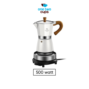 One Two Cups Moka Pot Espresso Coffee Maker 3 Cup 150ml with Heater - WY-03E