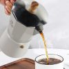 One Two Cups Moka Pot Espresso Coffee Maker 3 Cup 150ml with Heater - WY-03E