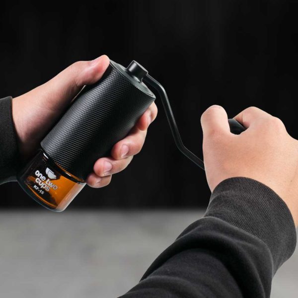 One Two Cups Alat Penggiling Kopi Manual Coffee Grinder Adjustable - KF-15
