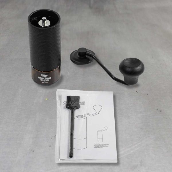 One Two Cups Alat Penggiling Kopi Manual Coffee Grinder Adjustable - KF-15