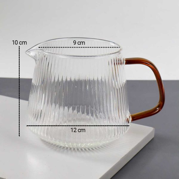 One Two Cups Coffee Server V60 Drip Pour Over Borosilicate Glass - SPA865