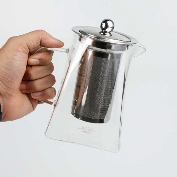 One Two Cups Teko Pitcher Teh Chinese Teapot Maker Glass - TP-761 750 ML