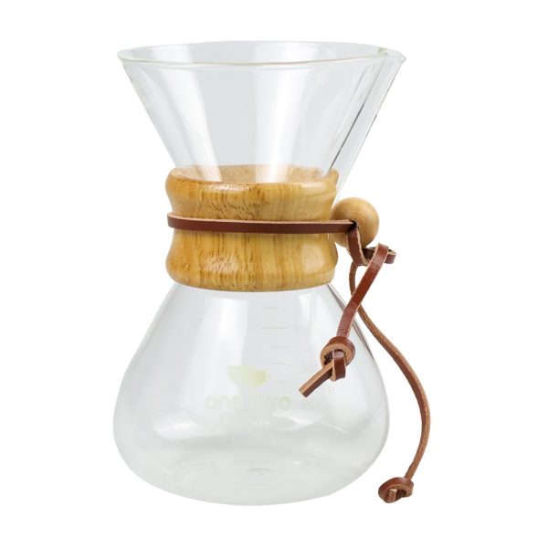 One Two Cups Coffee Maker Pot V60 Drip Kettle Teko Kopi Barista 400ml
