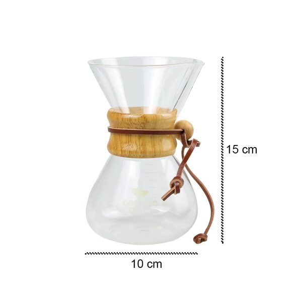 One Two Cups Coffee Maker Pot V60 Drip Kettle Teko Kopi Barista 400ml