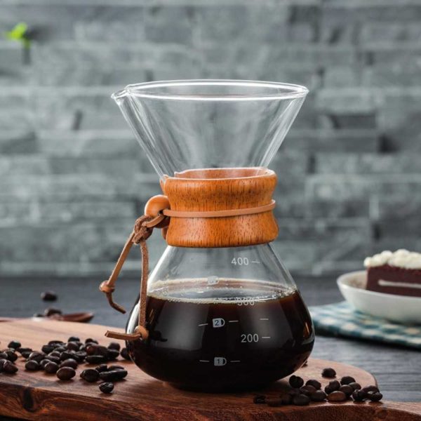One Two Cups Coffee Maker Pot V60 Drip Kettle Teko Kopi Barista 400ml