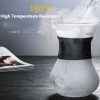 One Two Cups Coffee Maker Pot V60 Drip Kettle with Filter 200ml