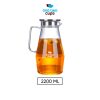 One Two Cups Teko Pitcher Teh Chinese Teapot Maker Glass 2.2 L - SL330
