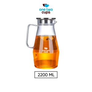 One Two Cups Teko Pitcher Teh Chinese Teapot Maker Glass 2.2 L - SL330