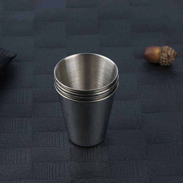 One Two Cups Gelas Cangkir Minum 70 ml 4PCS with Pouch - HG189